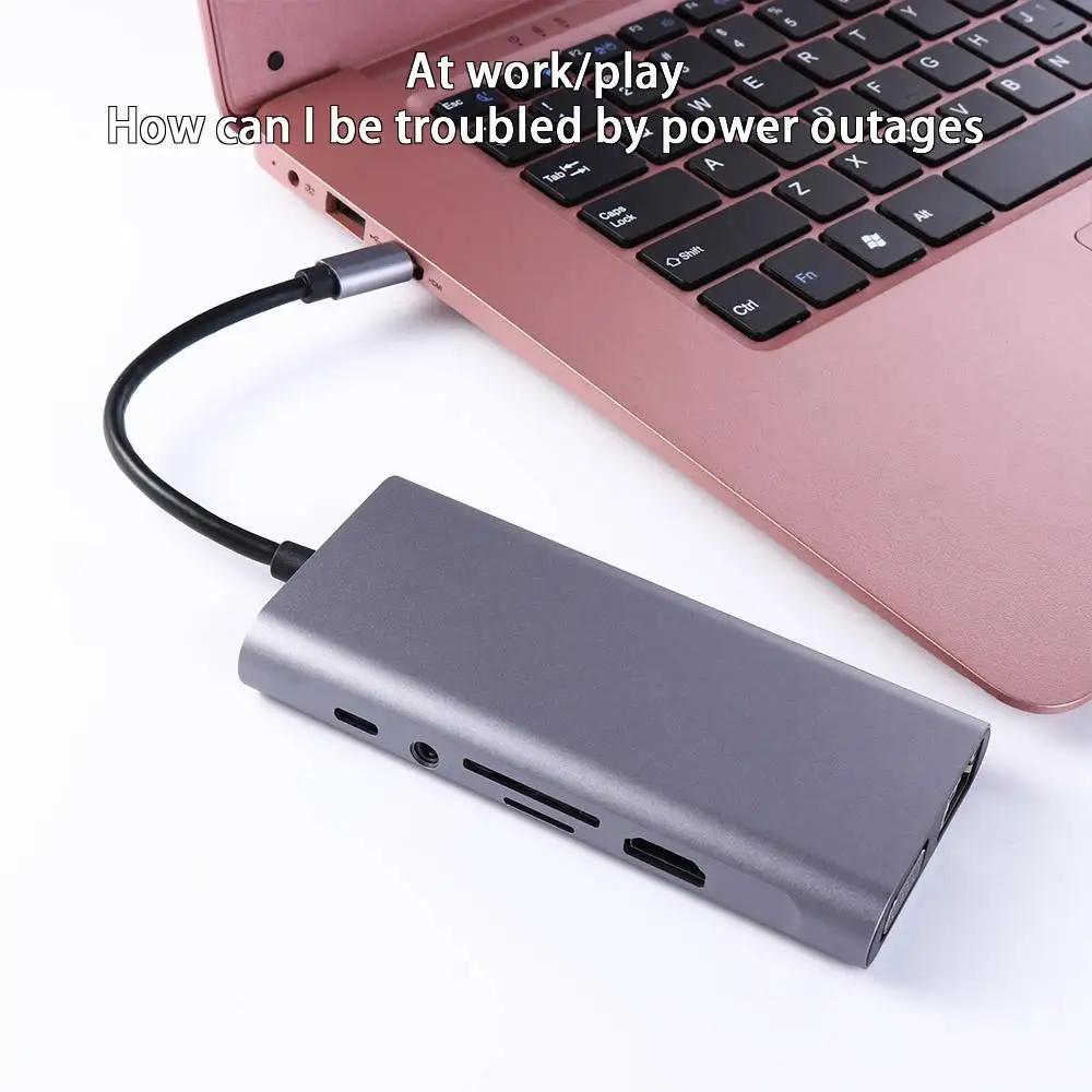 VGA + PD Rj45 CŸ ŷ ̼, SD/TF ī , USB to HDMI ǹ ׷, USB , 11  1, DP Alt 